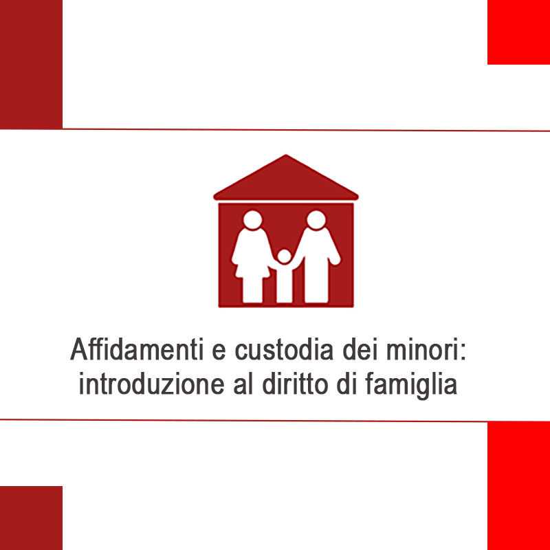 Affidamenti e custodia dei minori